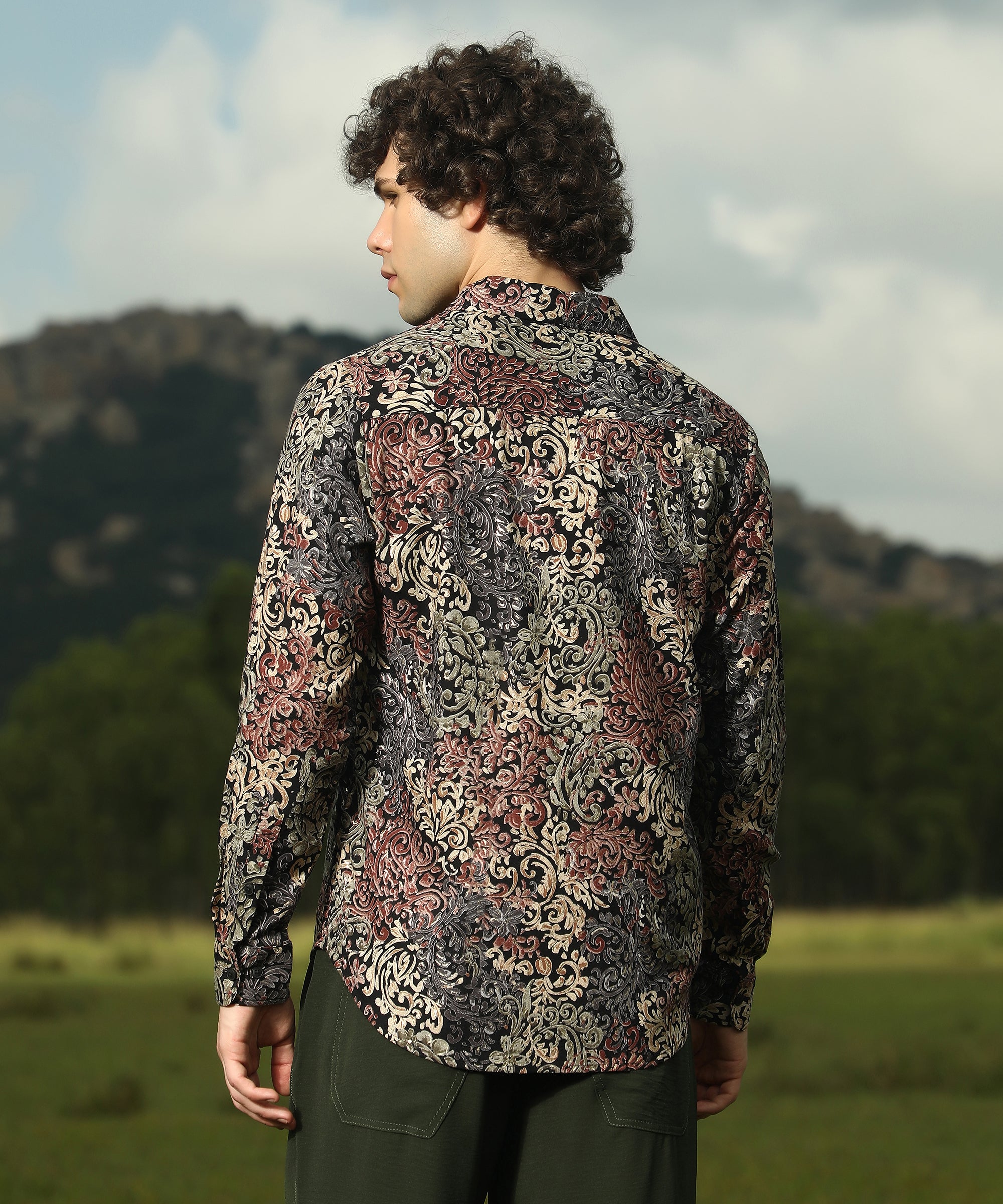 Men's Multicolour Regal Foliage Shirt