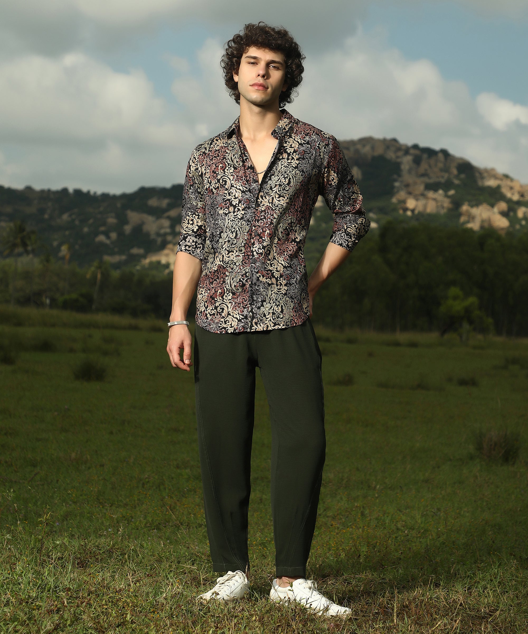 Men's Multicolour Regal Foliage Shirt