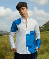 Men's Royal Blue Primrose Flora Shirt