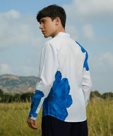Men's Royal Blue Primrose Flora Shirt