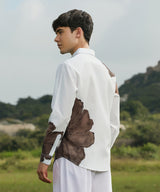 Men's Ash Brown Primrose Floral Shirt