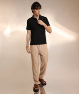 Men's Onyx Black Chevron Polo Tshirt