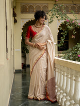 Women's Multicolor Slub Saree