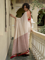 Women's Multicolor Slub Saree