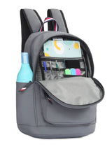 Unisex Granite Grey Casual Solid Backpack