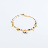 Women's Chic Evil Eye Tassel Bangle