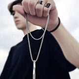 Men's Collier Silver Chain