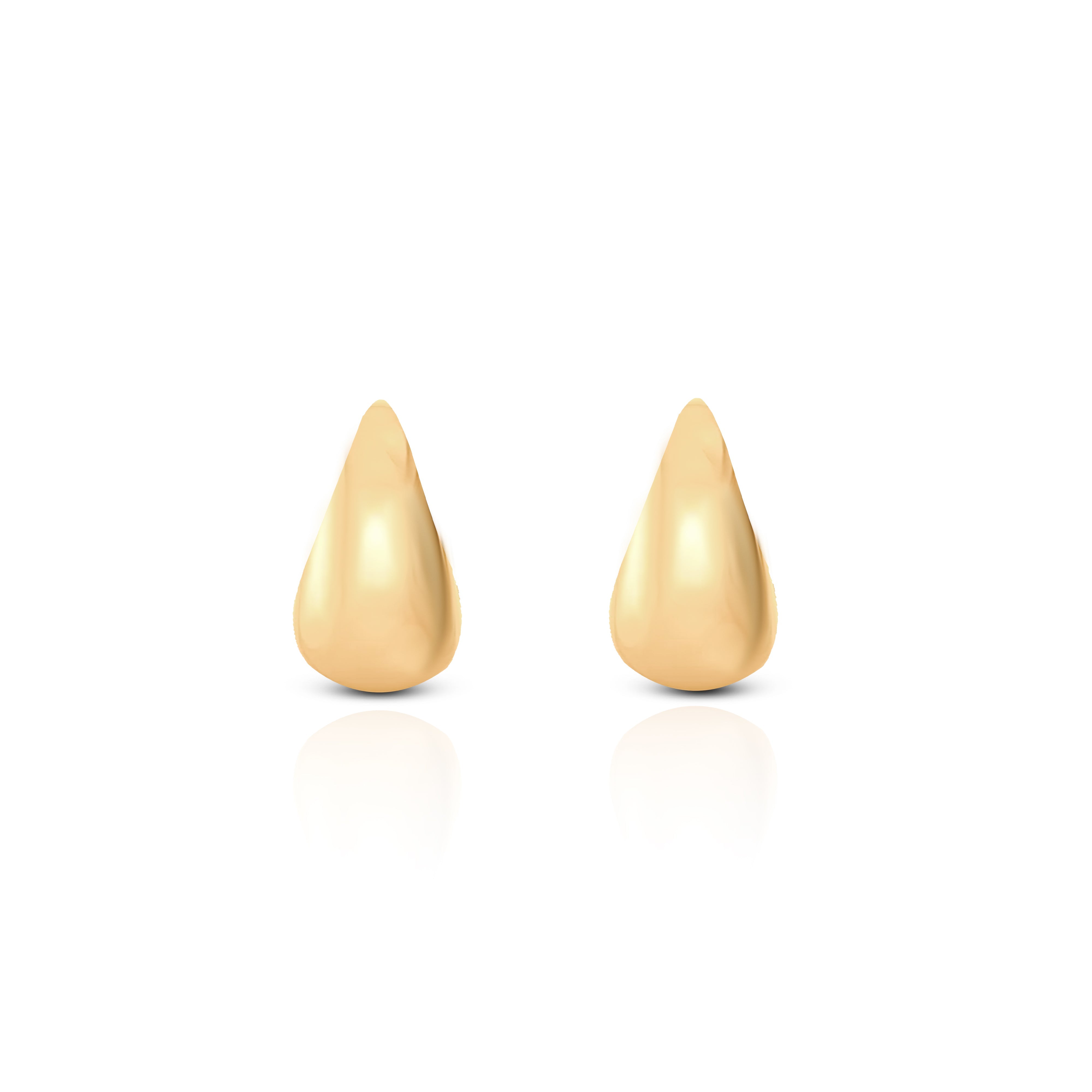 Women's Contemporary Golden Drop Earring