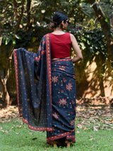 Women's Multicolor Pure Cotton Saree