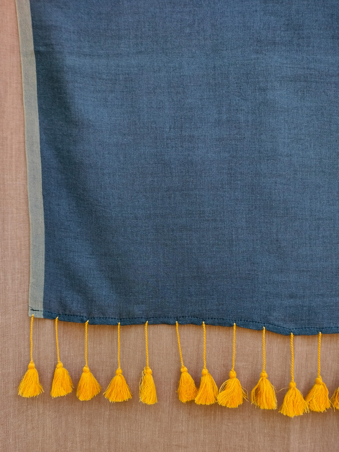 Women's Green Cotton Blend Saree