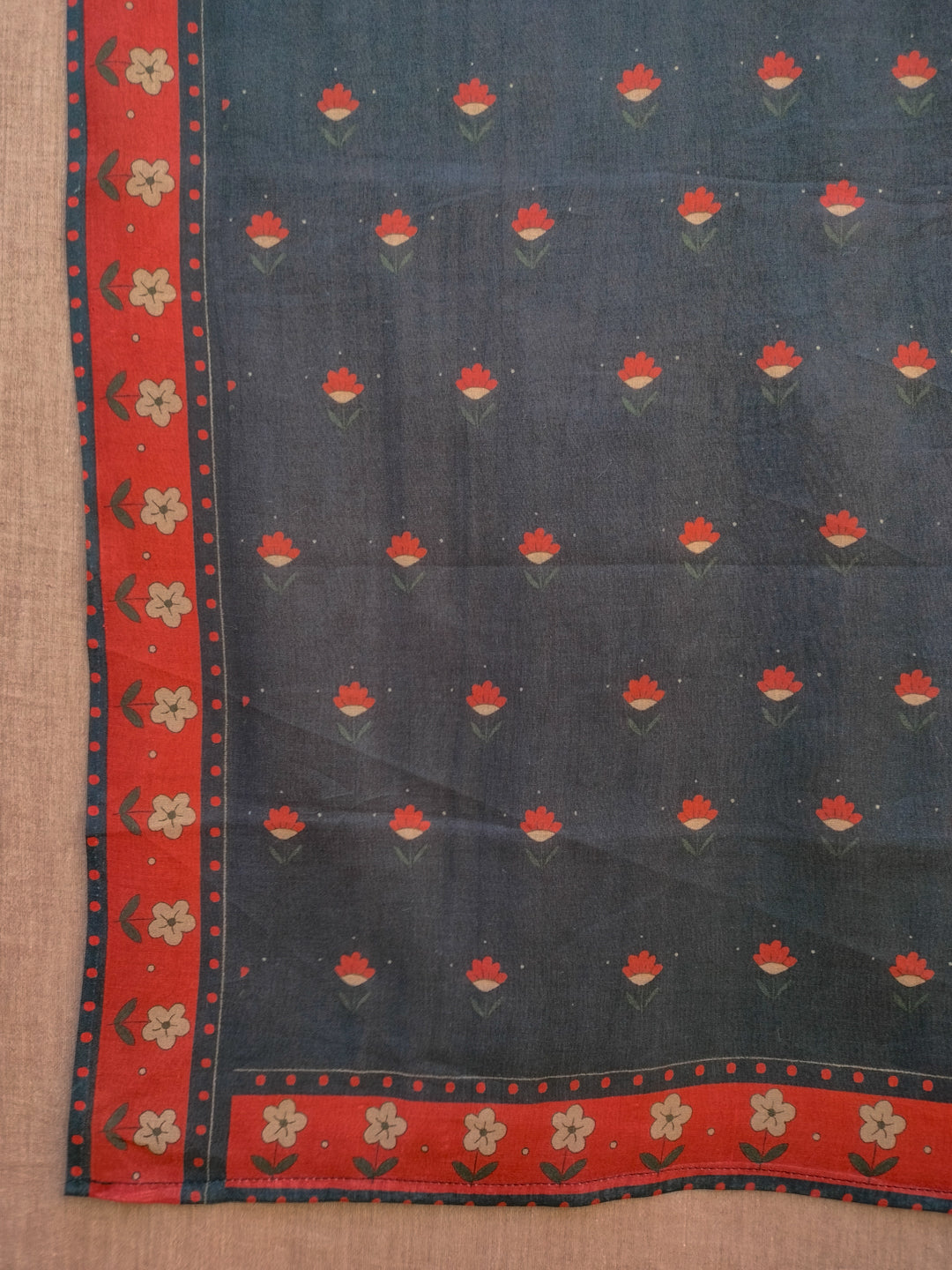 Women's Multicolor Pure Cotton Saree