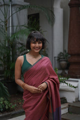 Women's Multicolor Cotton Blend Saree