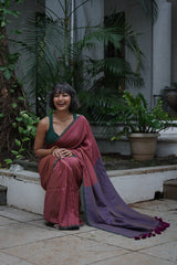 Women's Multicolor Cotton Blend Saree