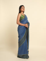 Women's Multicolor Cotton Blend Saree