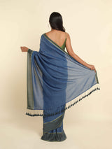 Women's Multicolor Cotton Blend Saree