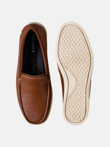 Men's Tan  Luxe Casual Loafers