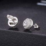 Men's Diamond Silver Tidbit Earrings