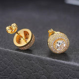 Men's Diamond Golden Tidbit Earrings