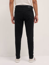 Men's Black Mid Rise Skinny Fit Jeans