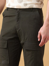 Men's Black Casual Regular Fit Solid Joggers
