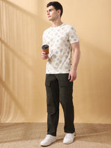 Men's Black Casual Regular Fit Solid Joggers