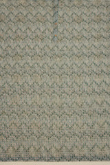 Women's Sap Green Chanderi Geometric Print Unstitch Dress Material With Zari Woven