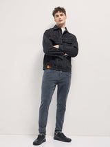 Men's Blue Casual Skinny Fit  Jeans