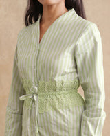 Women's Green Casual Full Sleeves Top