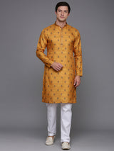 Men's Majestic White Festive Cotton Pajama
