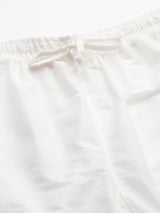 Men's Majestic White Festive Cotton Pajama