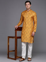 Men's Cream Festive Cotton Delight Pajama