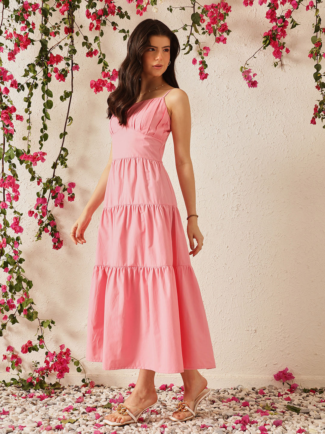 Women's A-Line Above Knee Cotton Dress