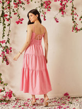 Women's A-Line Above Knee Cotton Dress