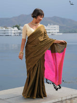 Women's Multicolor Acrylic Cotton Saree