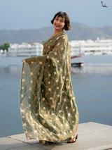 Women's Multicolor Tissue Silk Saree