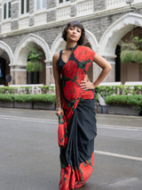 Women's Multicolor Cotton Saree
