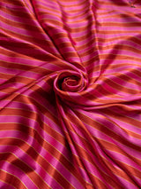 Women's Multicolor Viscose Organza Saree with Blouse Piece