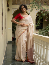 Women's Multicolor Slub Saree