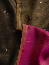 Women's Multicolor Acrylic Cotton Saree