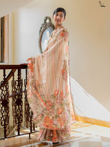 Women's Multicolor Viscose Georgette Saree