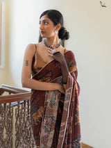 Women's Multicolor Viscose Georgette Saree