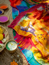 Women's Multicolor Cotton and Handloom Cotton Saree