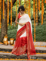 Women's Multicolor Cotton Mul Saree