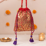 Women's Red the Navya Festive Potli