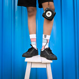 Unisex Multi-Colour Crew Lengh Waves, AI, Woof Socks - Pack of 3
