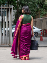 Women's Multicolor Cotton Blend Saree