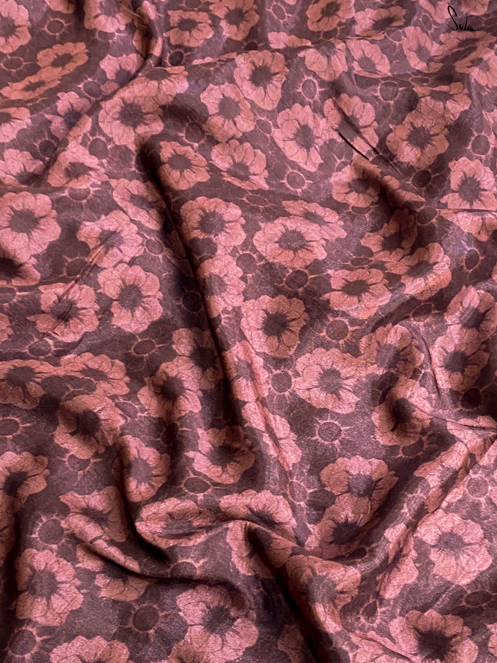 Women's Purple Modal Viscose Saree