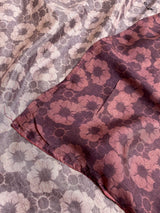 Women's Purple Modal Viscose Saree