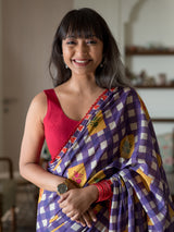 Women's Multicolor Mul Cotton Saree