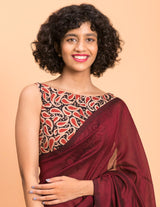Women's Multicolor Cotton Blend Saree